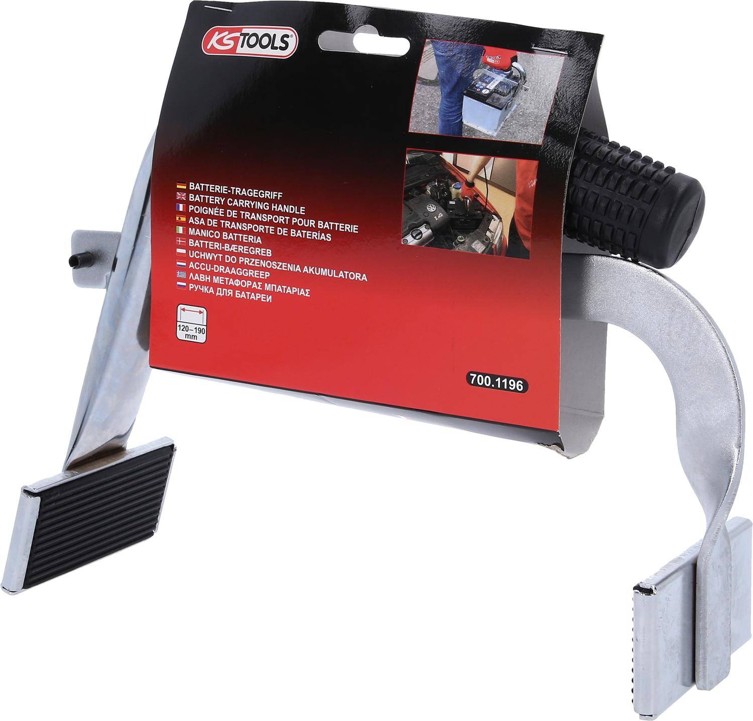 KS TOOLS Batterie-Tragegriff, 120-190mm