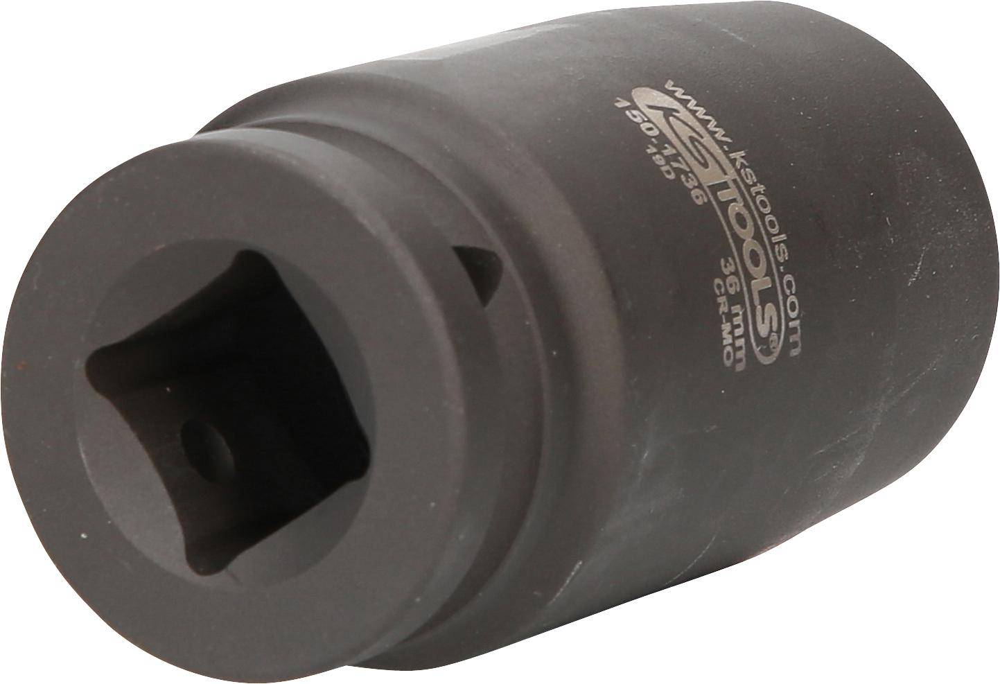 KS TOOLS 3/4" 12-kant-Antriebswellen-Kraftstecknuss, dnnwandig, 36mm