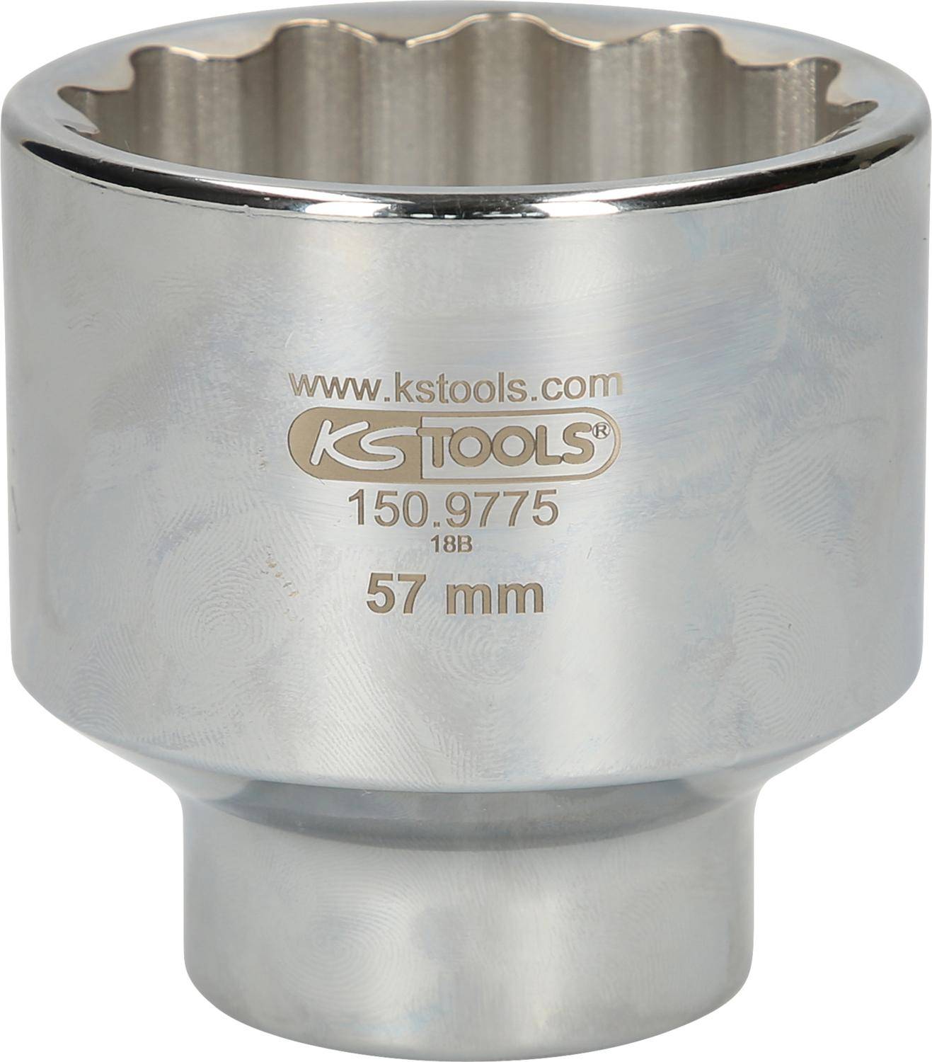 KS TOOLS 3/4" Spezial-Gelenkwellen-Stecknuss, 57,0 mm