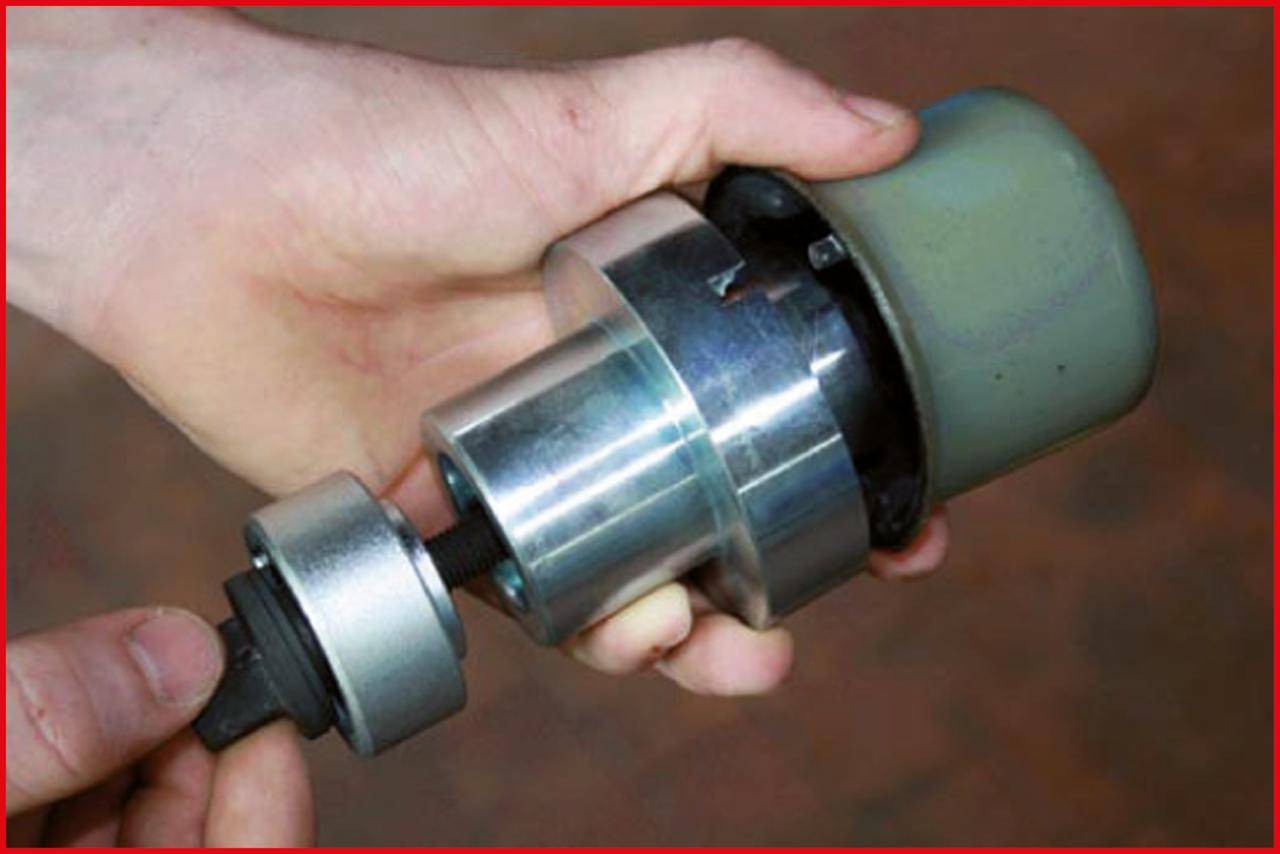 KS TOOLS Silentlager-Werkzeug-Satz, VAG Vorderachskonsole, 8-tlg
