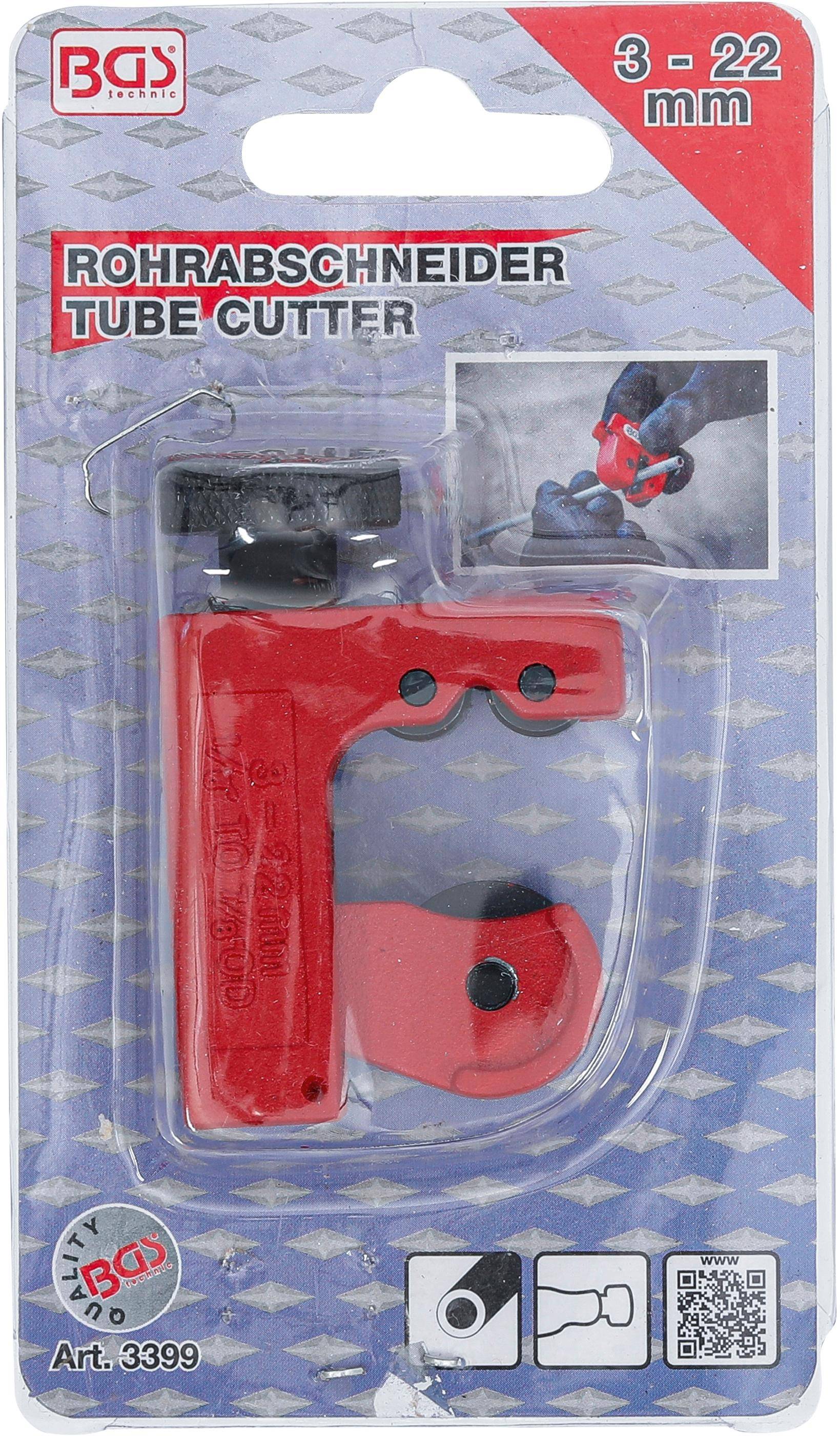 BGS technic Rohrabschneider | Ø 3 - 22 mm