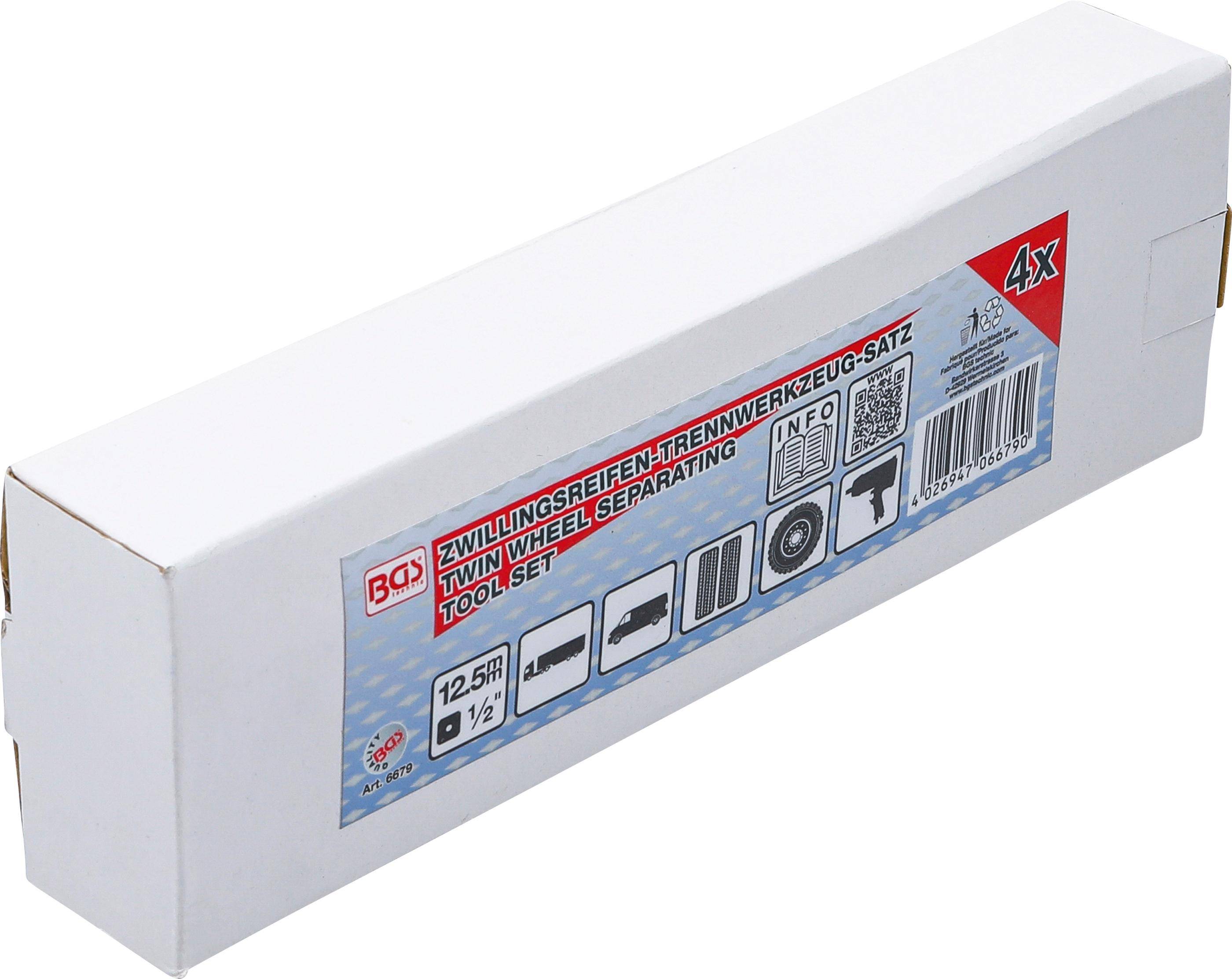 BGS Zwillingsreifen-Trennwerkzeug-Satz | 4-tlg.