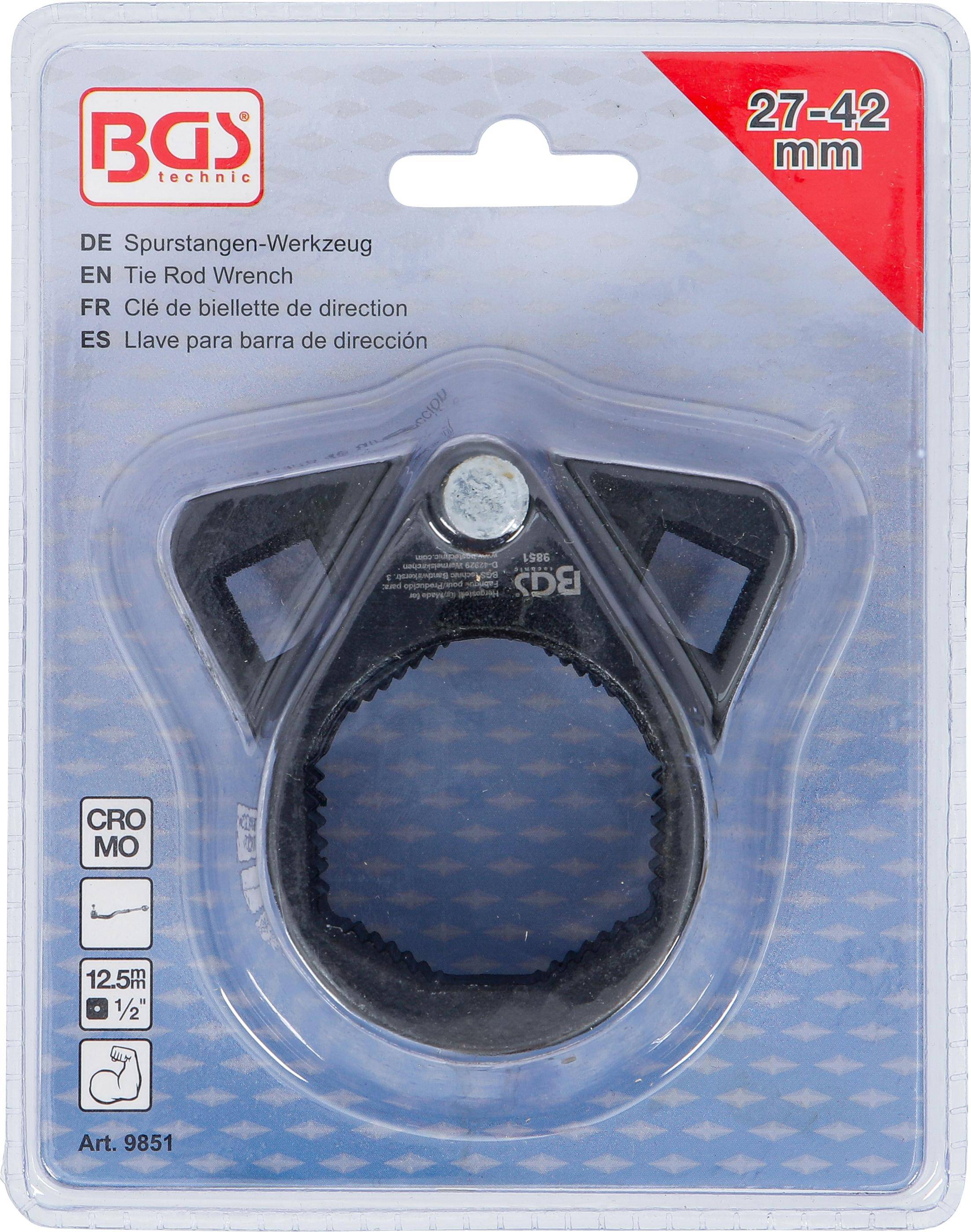 BGS Spurstangen-Werkzeug | Antrieb Innenvierkant 12,5 mm (1/2") | 27