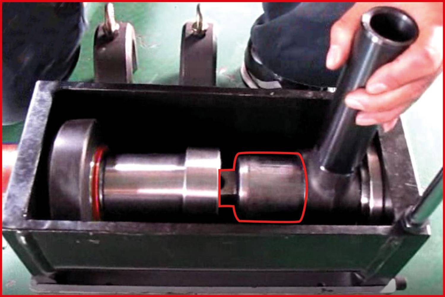 KS TOOLS Hydraulischer Verbindungsstangen-Buchsen-Satz, 30 t, 10-tlg