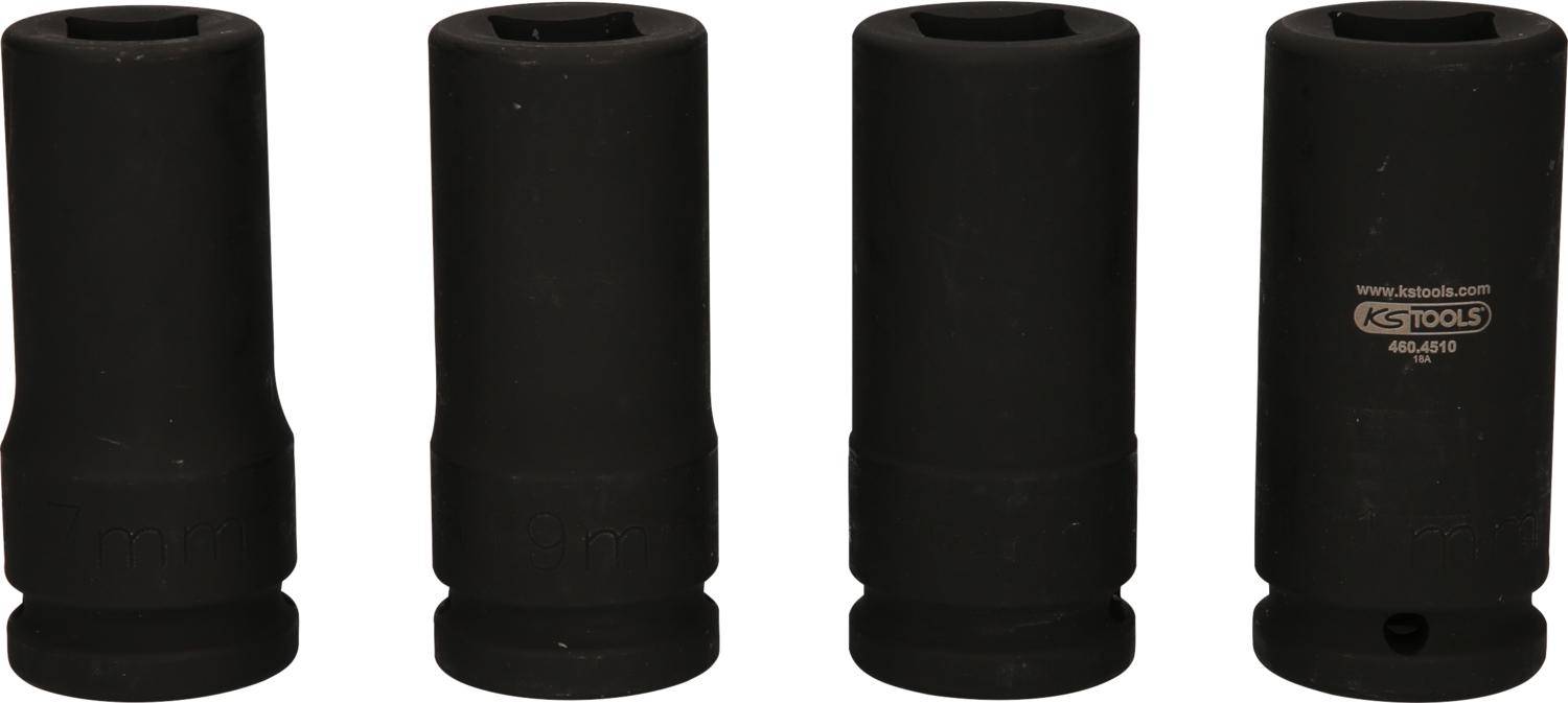 KS TOOLS 3/4" Vierkant-Kraftstecknuss-Satz fr Fuso, 4-tlg