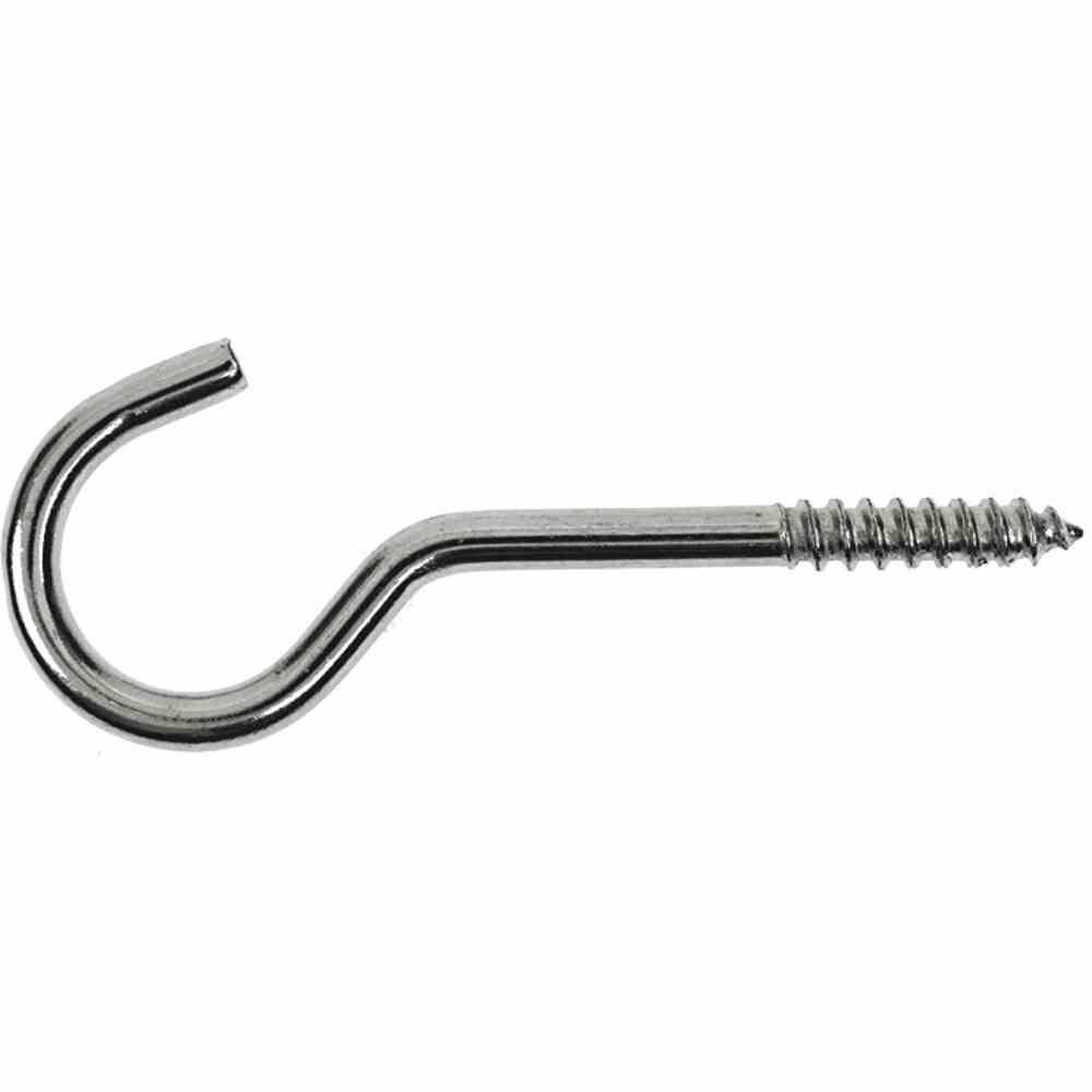 HSI SB Deckenhaken 3,8x 80mm verzinkt, eng gebogen, Inhalt: 4 Stück