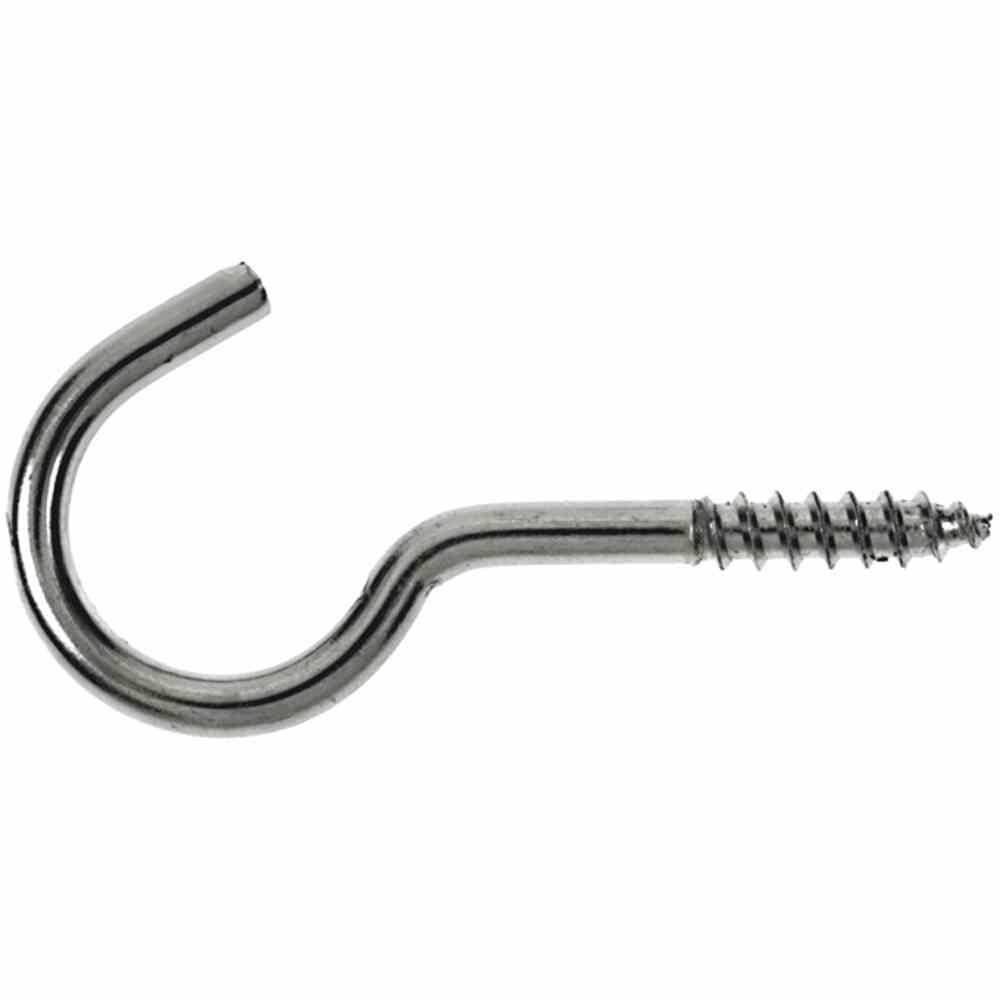 HSI SB Schraubhaken 2,9x40mm gebogen, verzinkt, Inhalt: 8 Stück