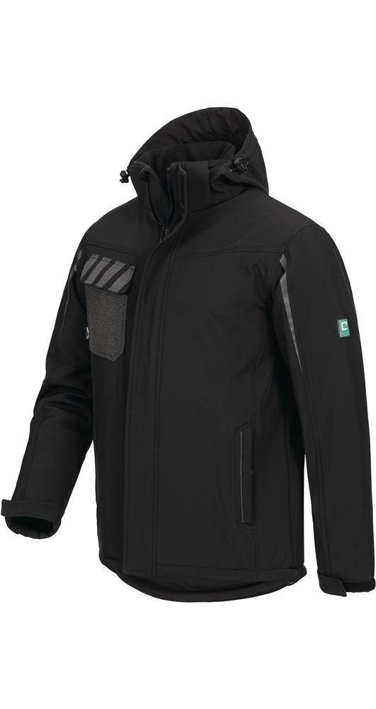 elysee Wintersoftshelljacke Poros Größe S schwarz