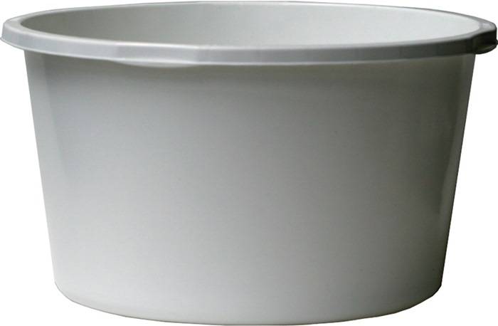Mörtelkübel GRIPLINE-O 65l verstärk.Rand weiß