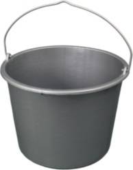 Baueimer Gripline-D 20l Knopfbügel grau