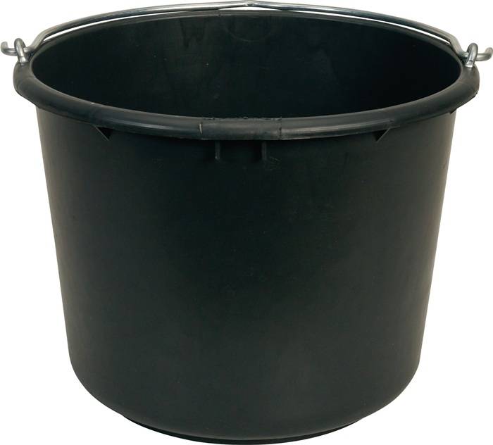 Baueimer GRIPLINE-X 12l schwer schwarz