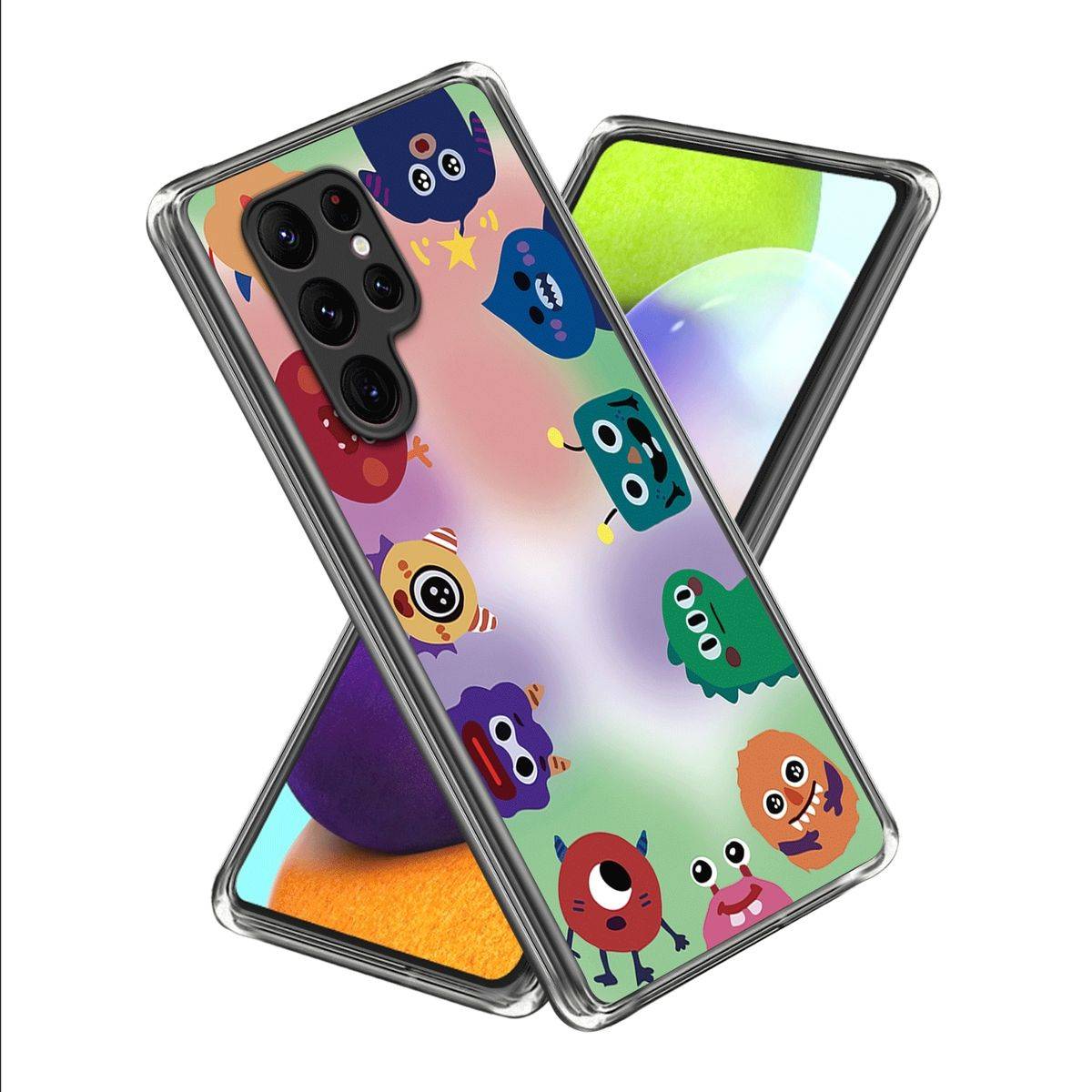 Für Samsung Galaxy S23 Ultra Silikon Handy Tasche Etuis TPU Muster Muster 39 Schutz Hülle Cover