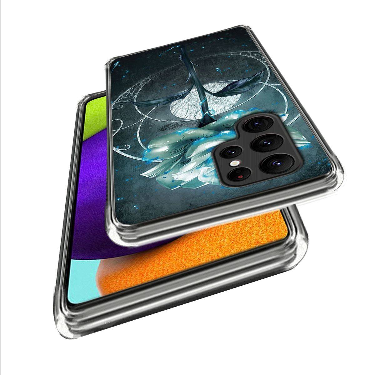 Für Samsung Galaxy S23 Ultra Silikon Handy Tasche Etuis TPU Muster Muster 44 Schutz Hülle Cover