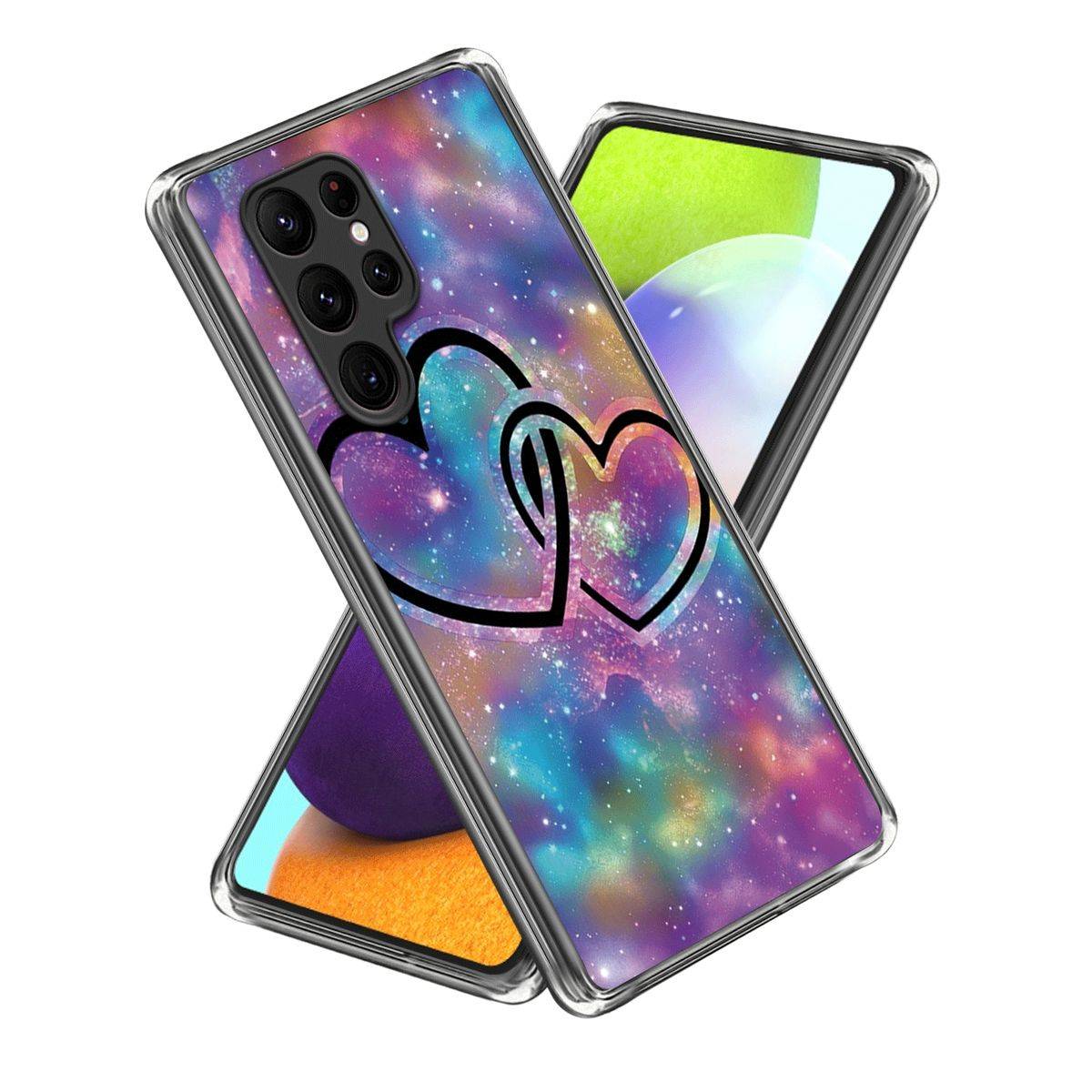 Für Samsung Galaxy S23 Ultra Silikon Handy Tasche Etuis TPU Muster Muster 1 Schutz Hülle Cover