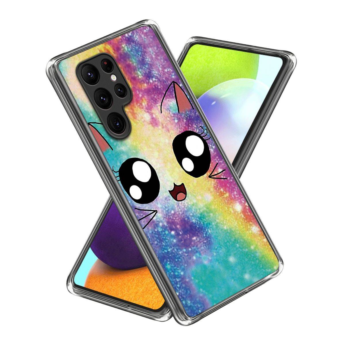 Für Samsung Galaxy S23 Ultra Silikon Handy Tasche Etuis TPU Muster Muster 5 Schutz Hülle Cover