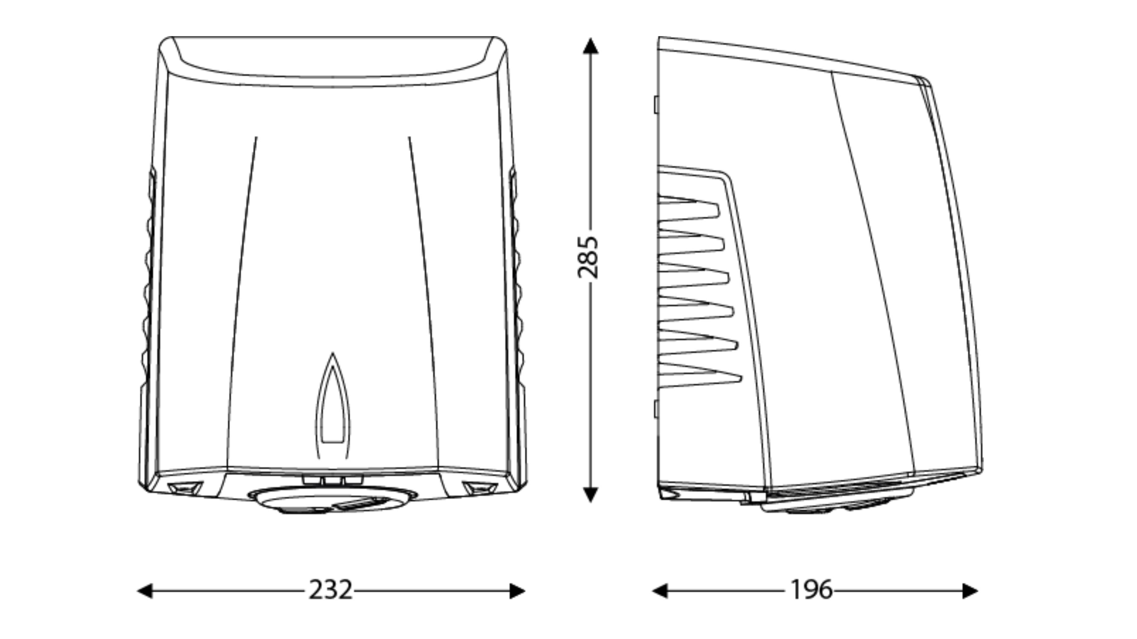 Automatischer Händetrockner Copt'Air Weiß