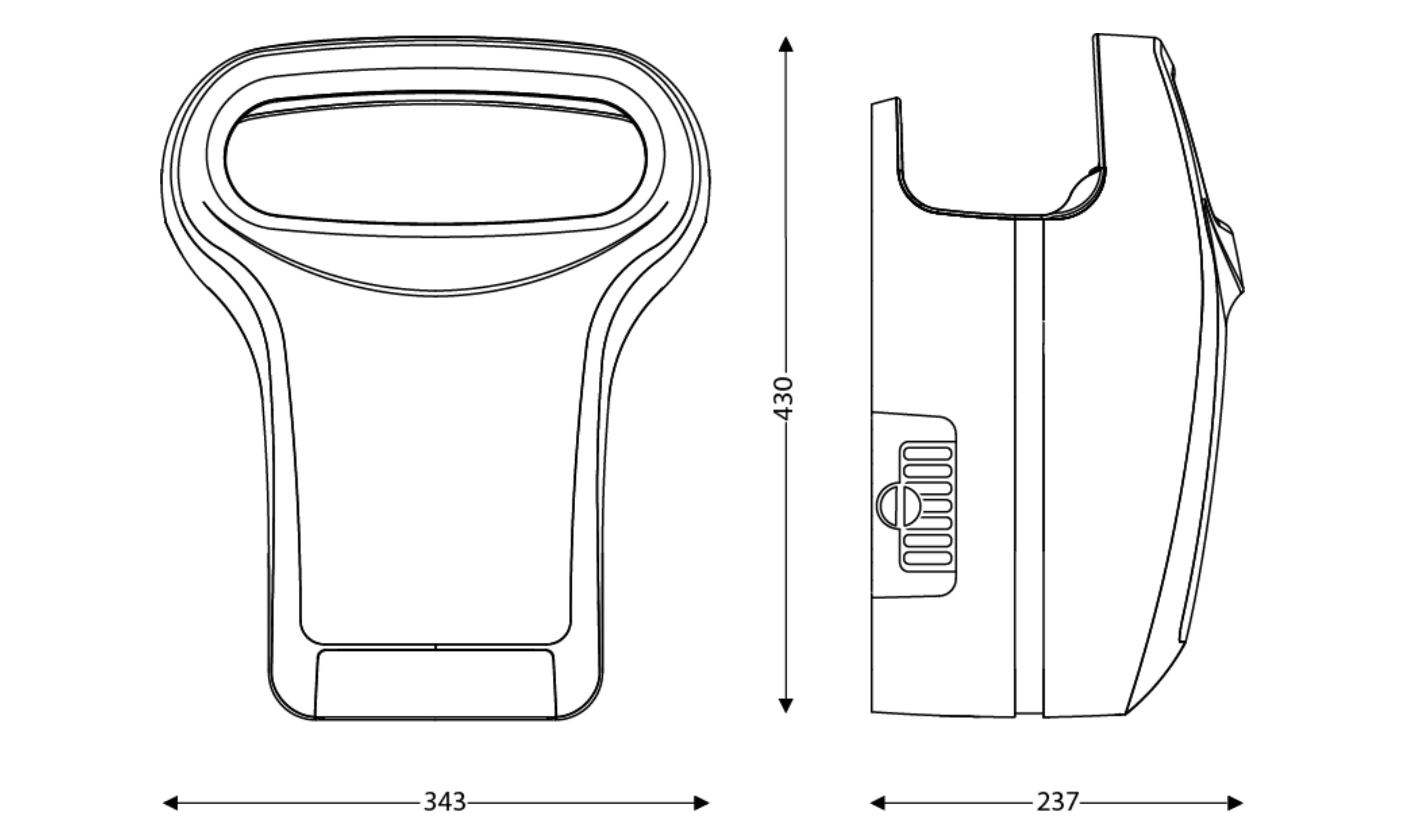 Automatischer Händetrockner Exp'Air + Grau