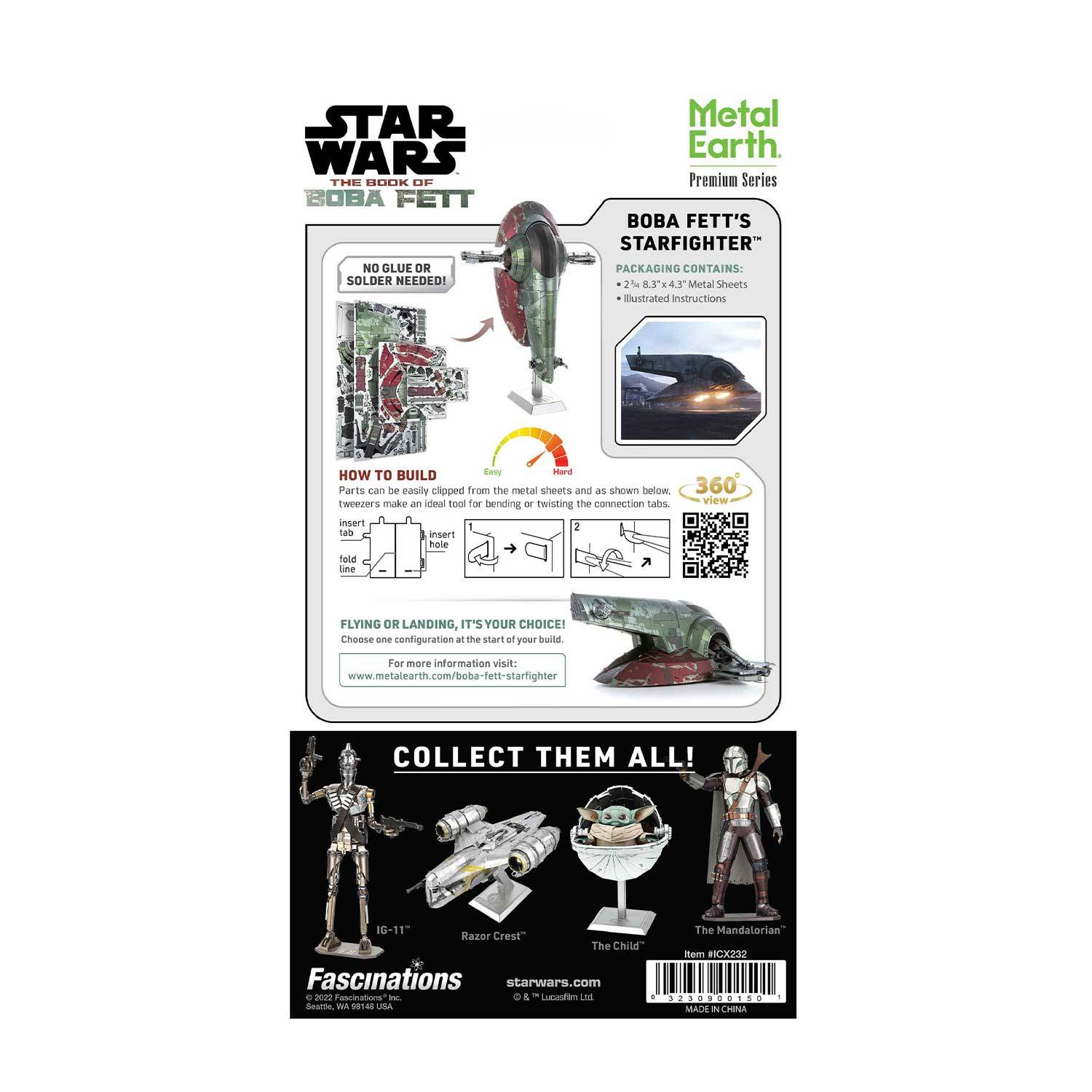 Metal Earth Metal Earth Bausatz Mandalorian Boba Fett's