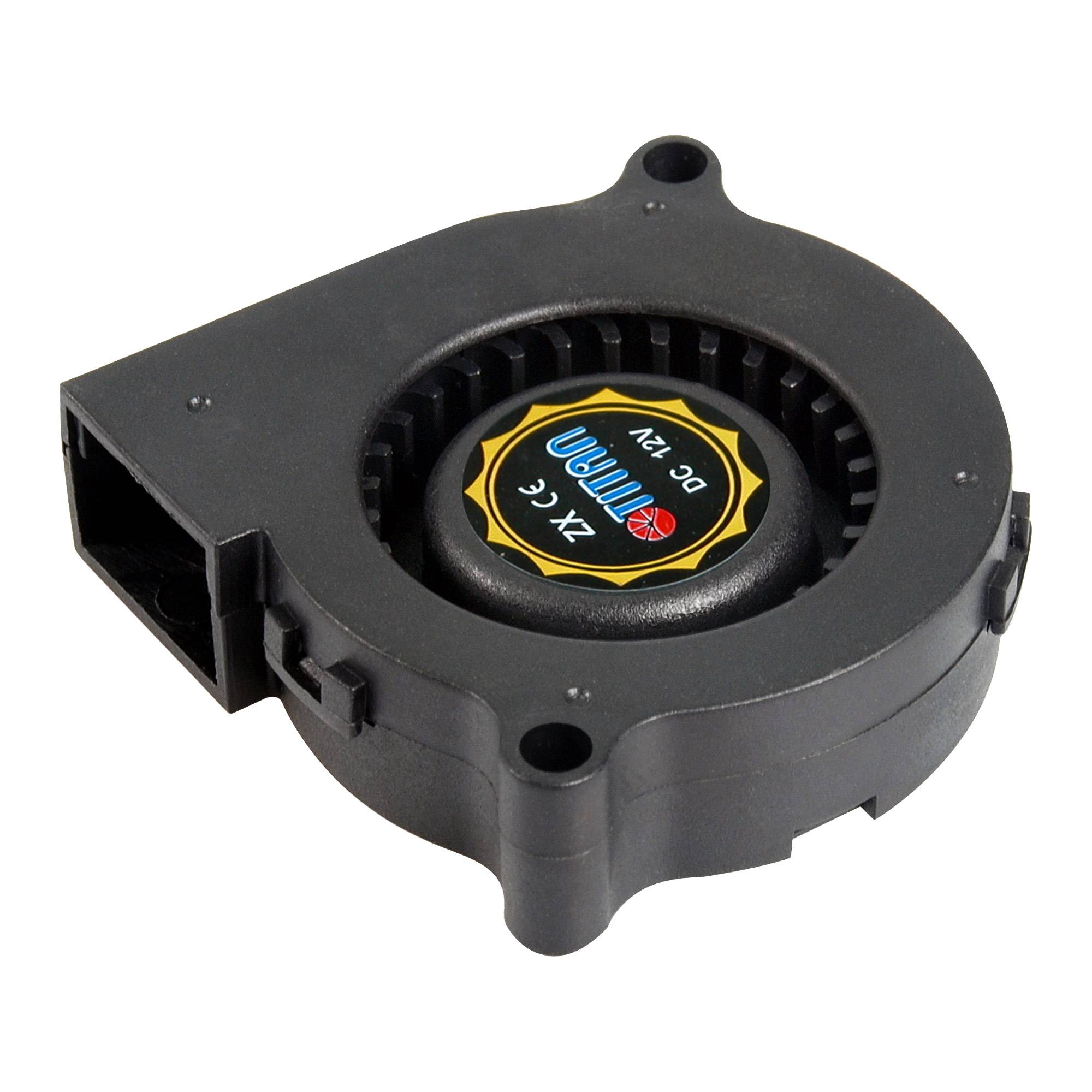 Titan TFD-B5015M12B, Ventilator, 5 cm, 4500 RPM, 3,03 cfm, Schwarz