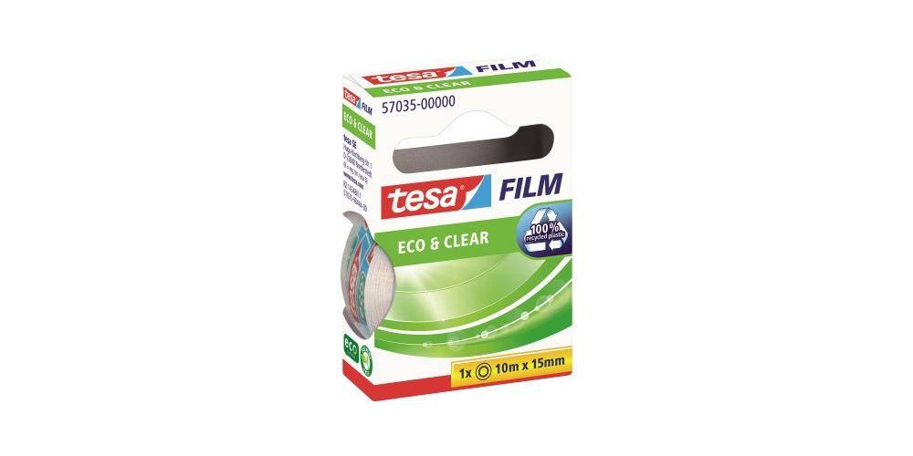 tesa Klebefilm film® Eco & Clear Maße: 15 mm x 10 m (B x L)