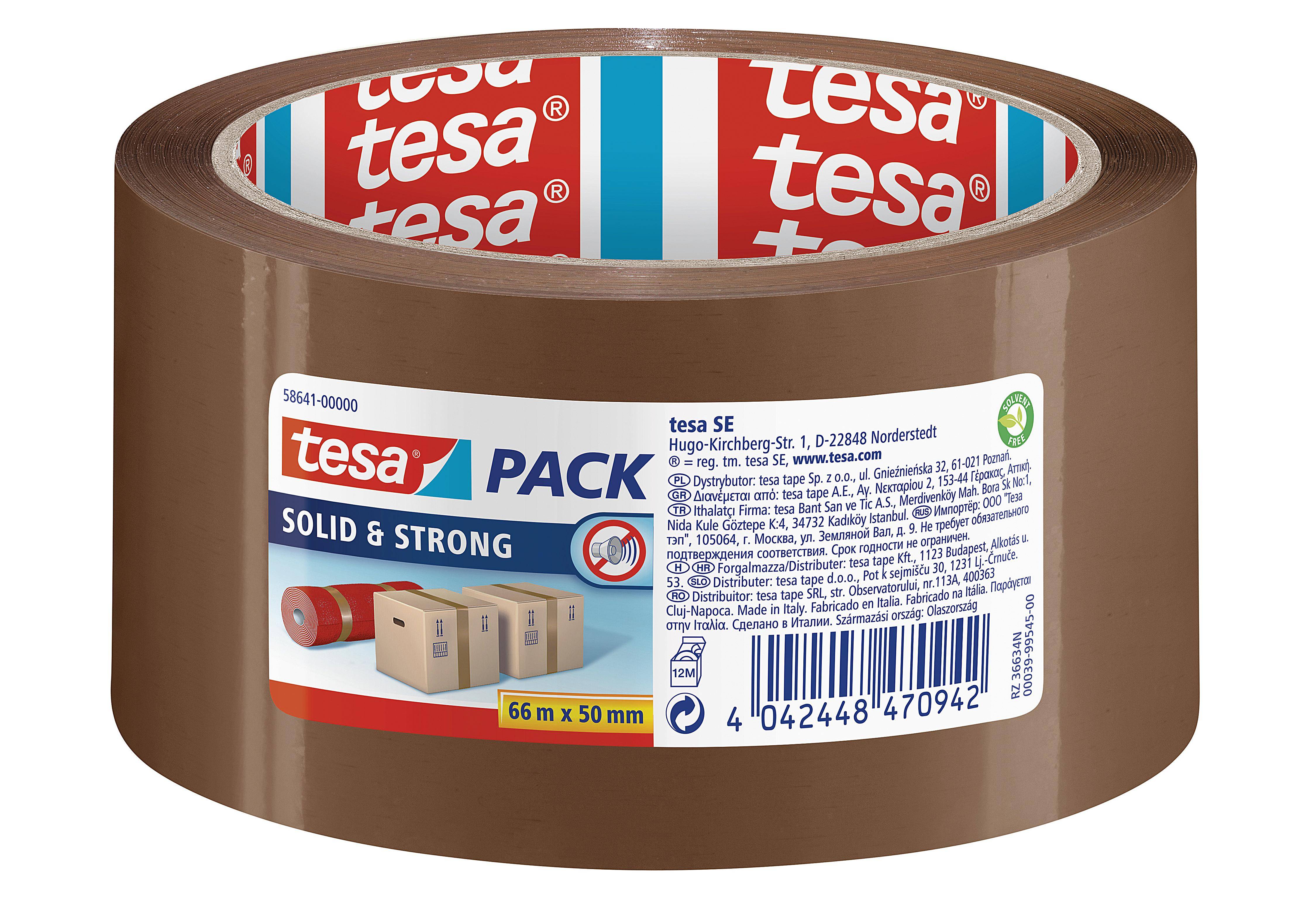 tesa pack 66m 50mm braun
