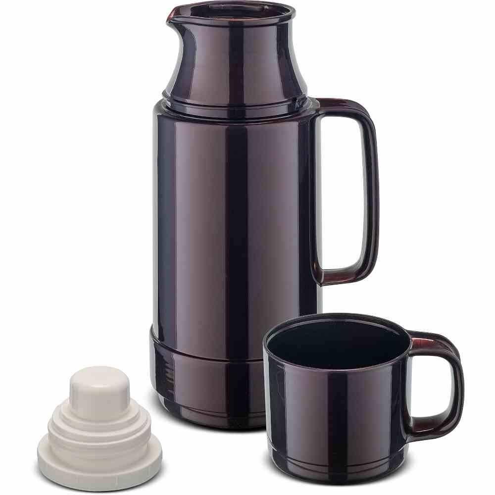 ROTPUNKT Isolierflasche 80 1/4 l black cherry
