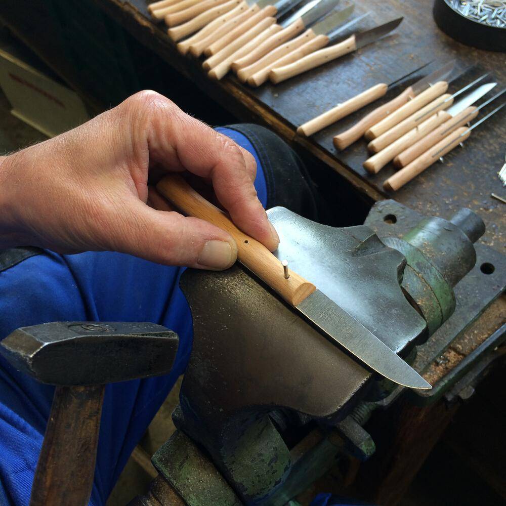 Windmühlenmesser Küchenmesser-Karte mit 10 Messern gerade Klinge 85 mm