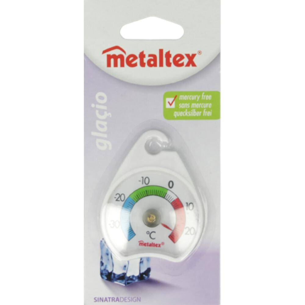 Metaltex Tiefkühlthermometer "Glacio" Kunststoff, rund