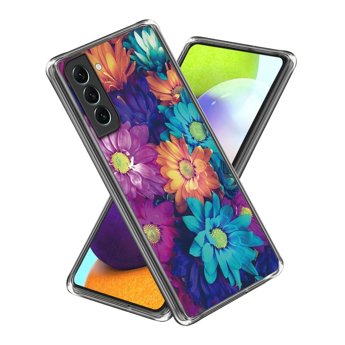 Für Samsung Galaxy S23 5G Transparente TPU Handy Tasche Design Motiv 1