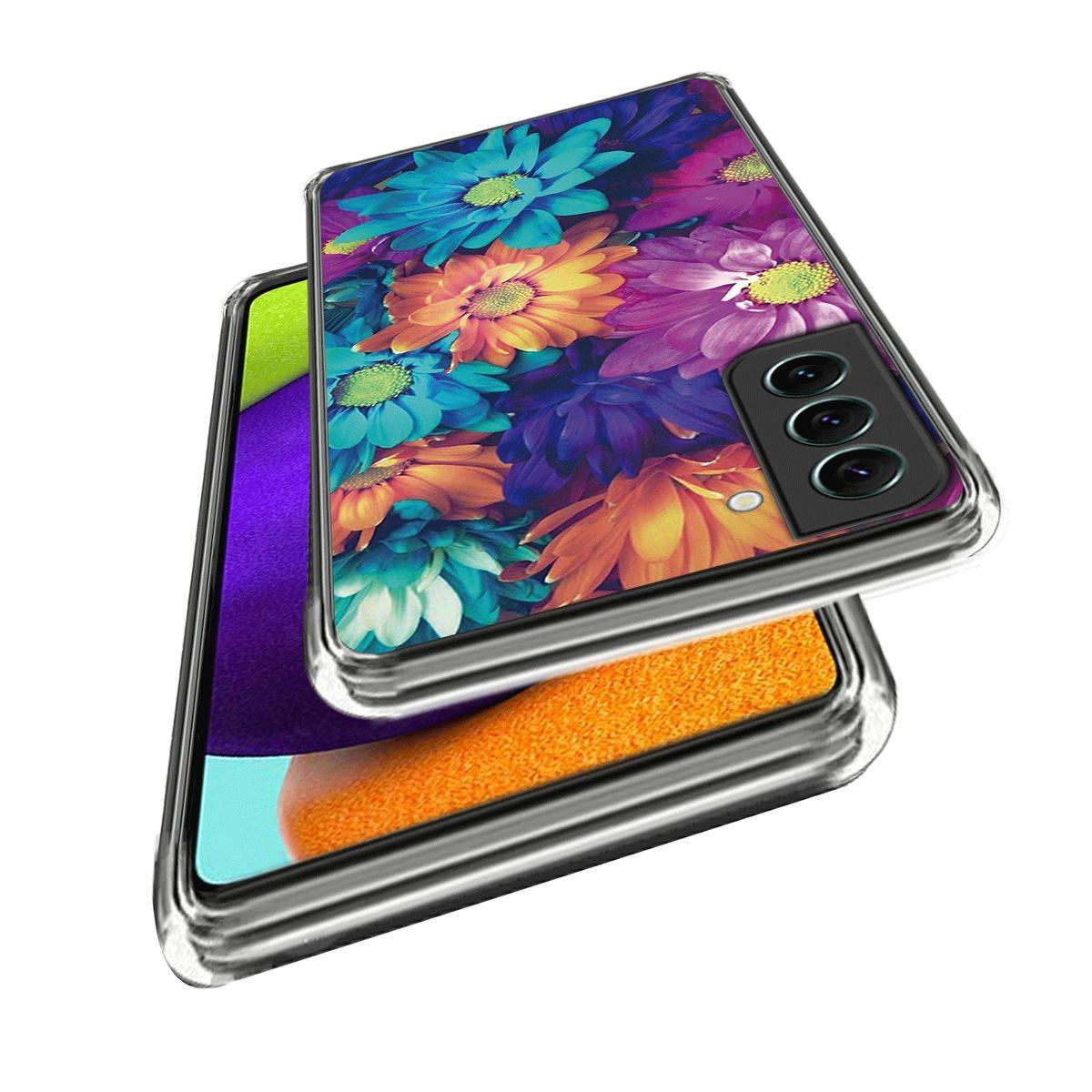 Für Samsung Galaxy S23 5G Transparente TPU Handy Tasche Design Motiv 1