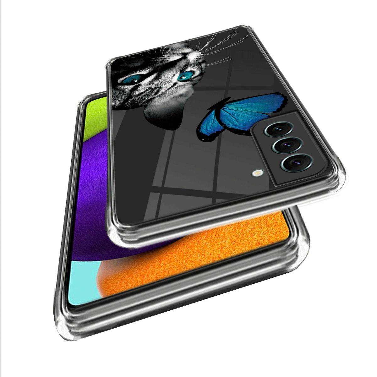 Für Samsung Galaxy S23 Silikon Handy Tasche Etuis TPU Muster Muster 21 Schutz Hülle Cover