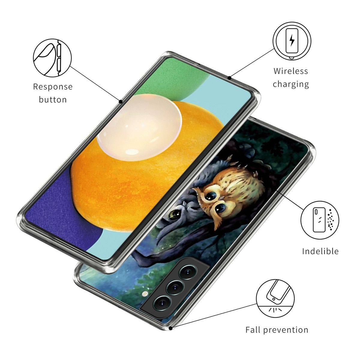 Für Samsung Galaxy S23 Silikon Handy Tasche Etuis TPU Muster Muster 22 Schutz Hülle Cover