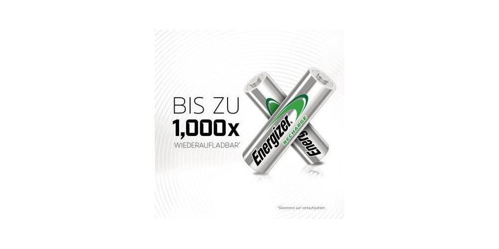 Energizer Akku Recharge Power Plus AAA/Micro HR03 Nickel-Metallhydrid