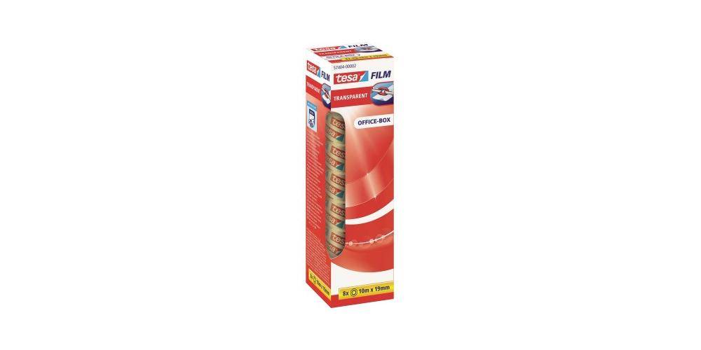 tesa Klebefilm film transparent Office-Box Mae: 19 mm x 10 m (B x L)