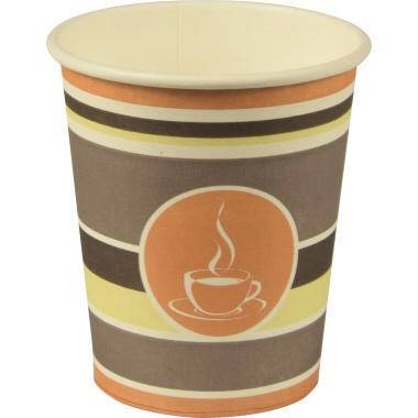 PAPSTAR Trinkbecher Coffee To Go 90128 0,2l braun 50 St./Pack.