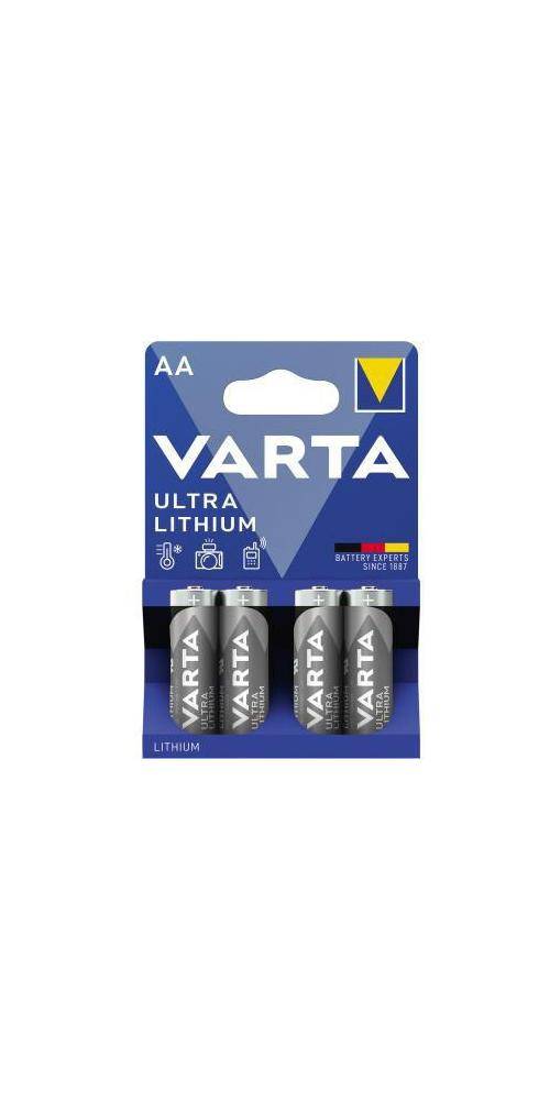 VARTA Batterie Ultra Lithium AA/Mignon FR14505 Lithium 1,5V 4