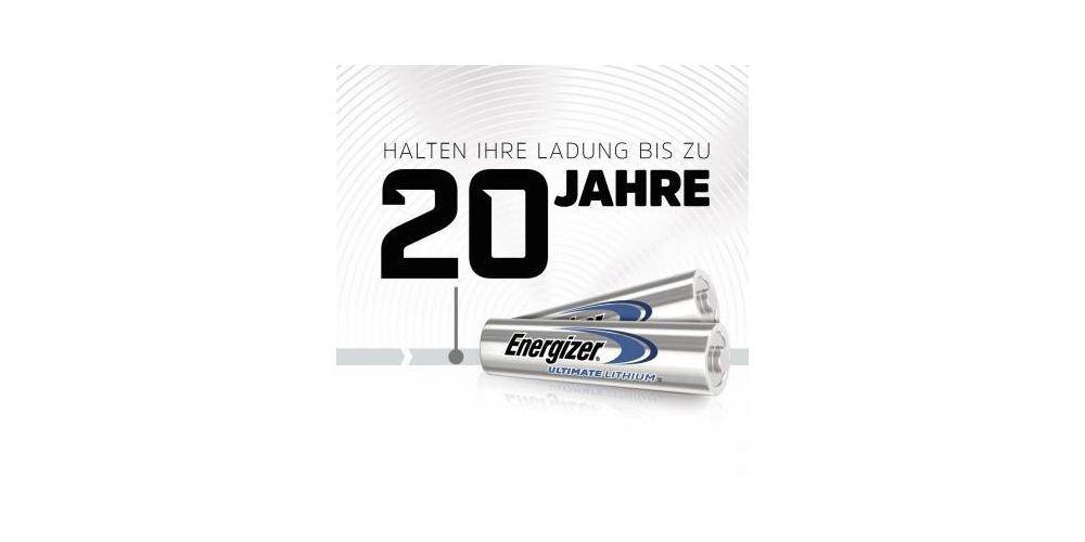 Energizer Batterie ® Ultimate Lithium AA/Mignon L91 Lithium 1,5V