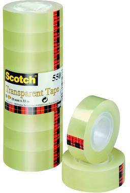 Scotch Klebefilm 550 5501933 19mmx33m transparent 8 St./Pack.