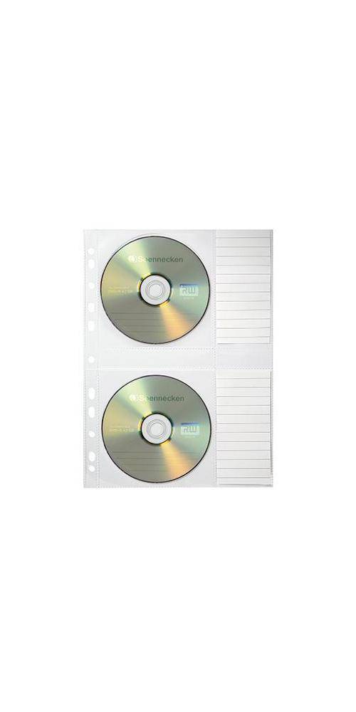 Soennecken CD/DVD Hlle 20,7 x 26,1 cm (B x H) Polypropylen