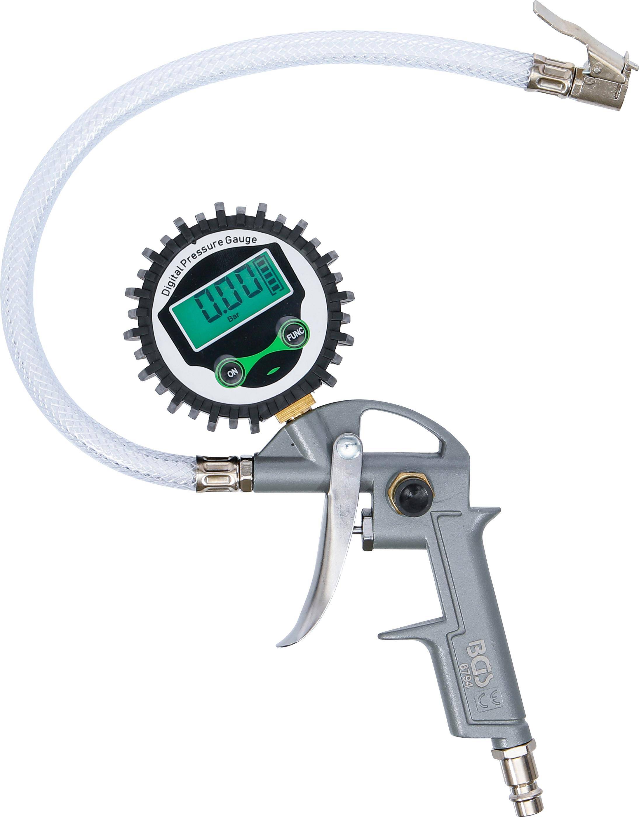 BGS Druckluft-Reifenfüllpistole | digital | 0 - 8 bar