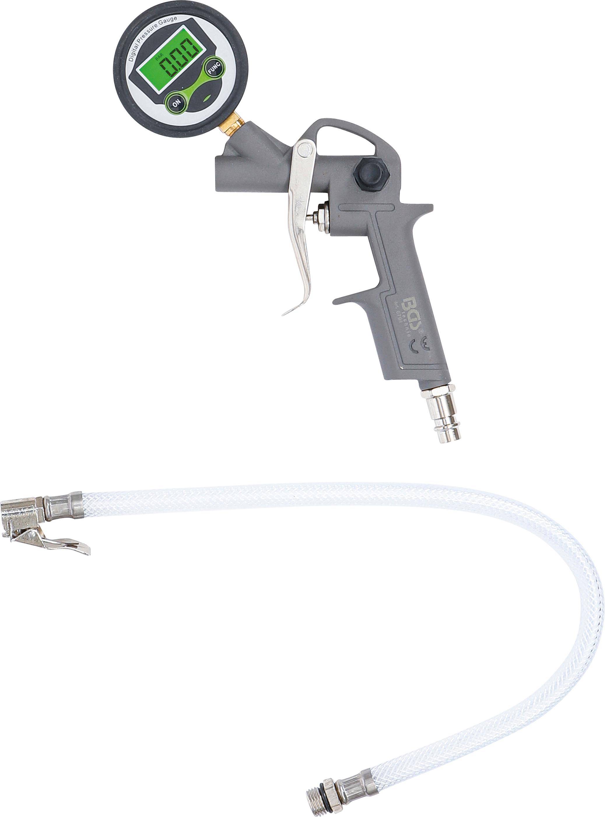 BGS Druckluft-Reifenfllpistole | digital | 0 - 8 bar