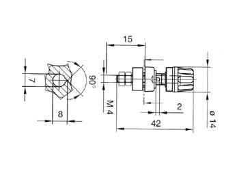 POLKLEMME MIT KRALLENRAND UND UNVERLIERBAREM ISOLIERKOPF, 4 mm - GRÜN (PKI 10 A)