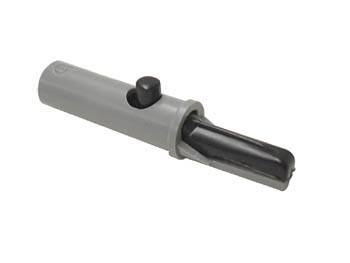 ISOLIERTE ABGREIFKLEMME, 4mm 6A / SCHWARZ (AK 10)