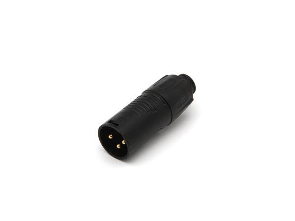 REAN - XLR-STECKER AUF STECKER - SCHWARZ
