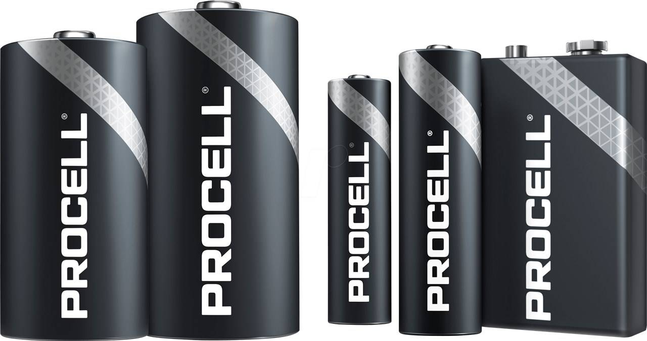 Duracell ProCell Alkali-Mangan Batterie 6LR61/6LP3146 MN1604 9V Block (10er Box)