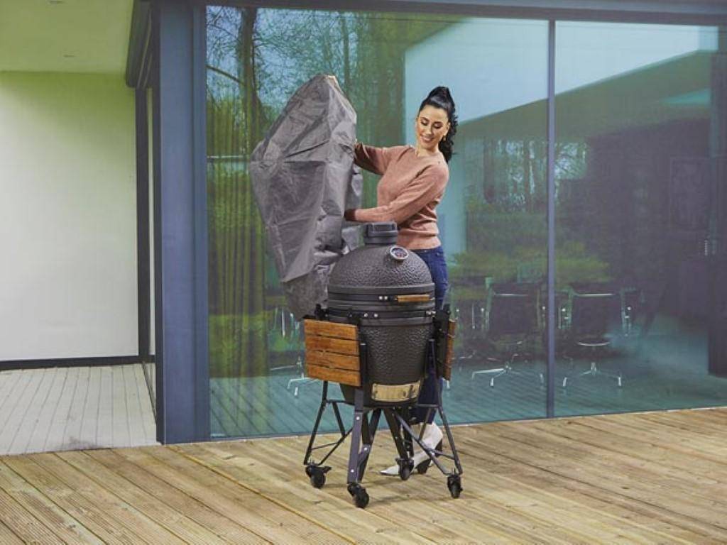 Perel Grillabdeckung für draußen bis zu Ø 80 cm