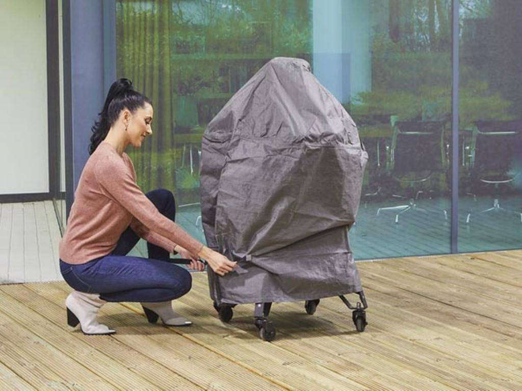 Perel Grillabdeckung für draußen bis zu Ø 80 cm