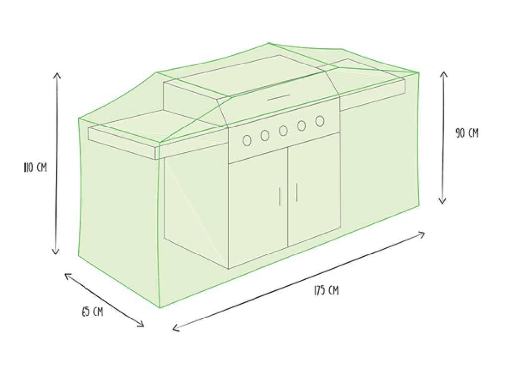 Perel Grill-Schutzhlle - 175 cm