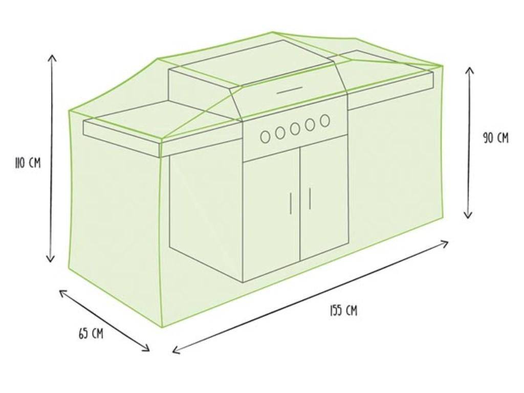 Perel Grill-Schutzhlle - 155 cm