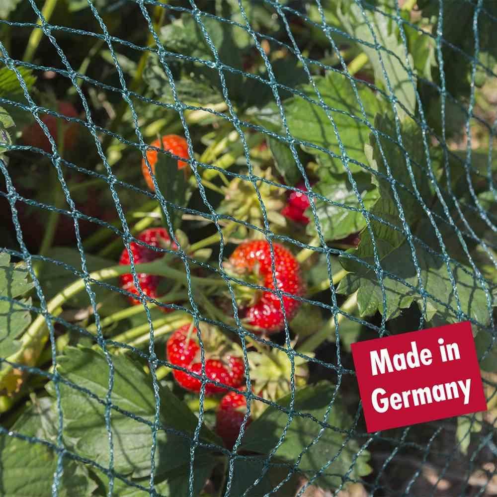 SIENA GARDEN Vogelschutznetz 5 x 2 m, Profi 20 x 20 mm, Bändchen